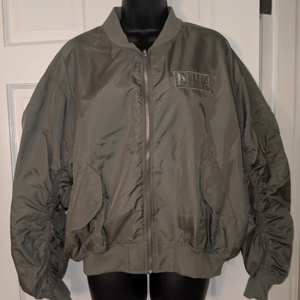 Victoria secret pink bomber jacket